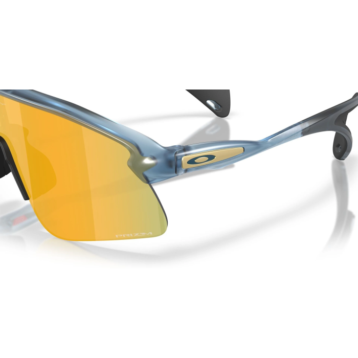 FIETSBRIL OAKLEY STUNT DEVIL S MATTE TRANS ABYSS PRIZM 24K