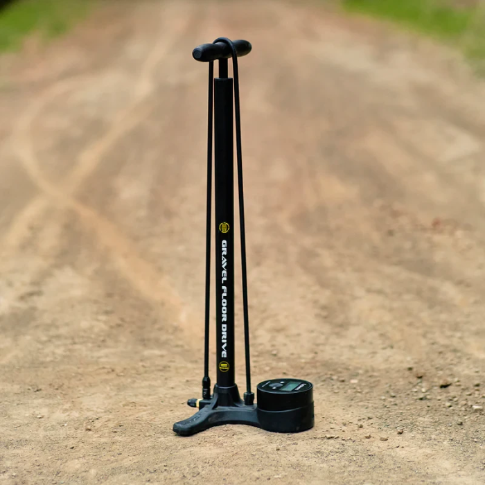 LEZYNE VOETPOMP GRAVEL DIGITAL DRIVE ZWART-2