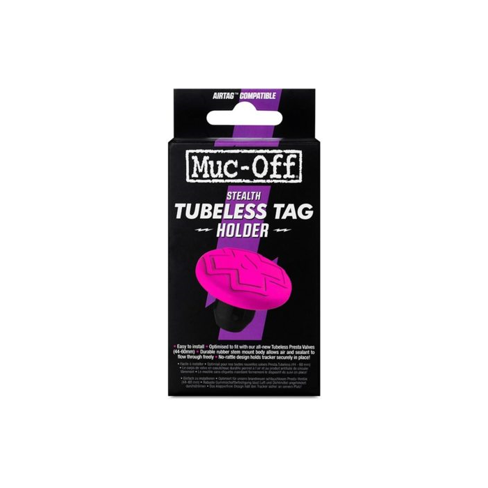 MUC OFF TUBELESS SECURE TAG MOUNT ZWART/ROZE-1