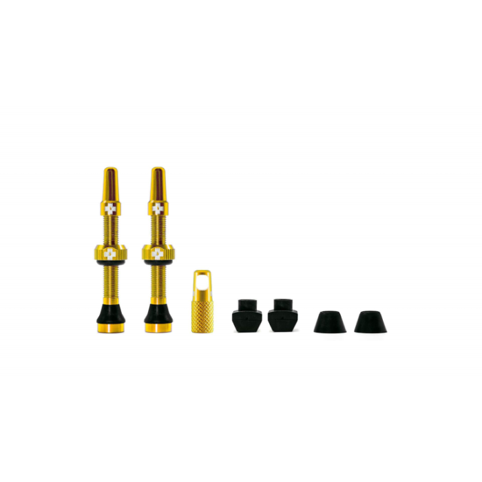 MUC OFF TUBELESS VALVE KIT 44MM GOUD UNIVERSEEL-1