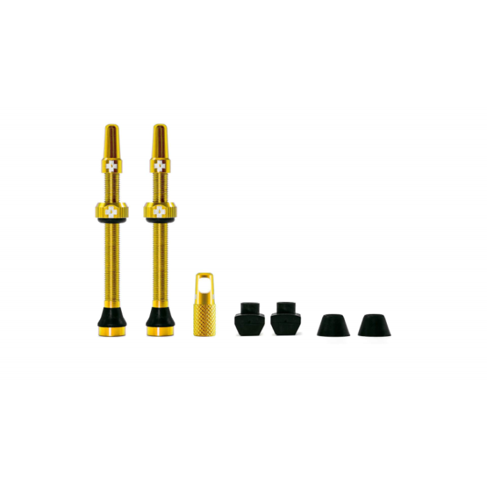 MUC OFF TUBELESS VALVE KIT 60MM GOUD UNIVERSEEL-1