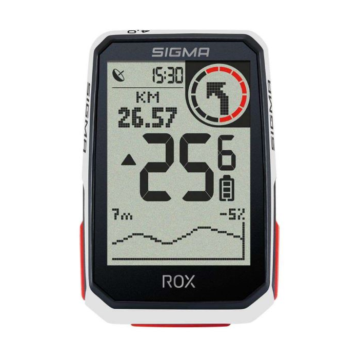 SIGMA ROX 4.0 GPS WHITE HR SET-1
