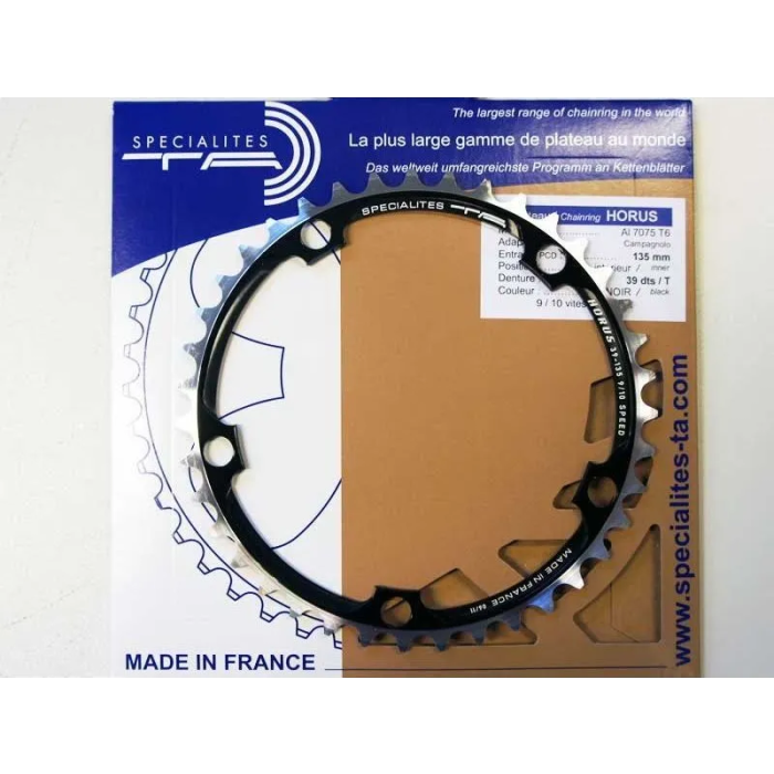 TA KETTINGBLAD CHORUS PCD-135 39T ZWART CAMPAGNOLO-1