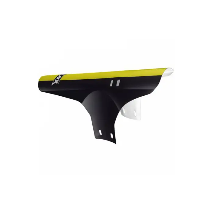 VELOX VOORSPATBORD ZWART/GEEL-1