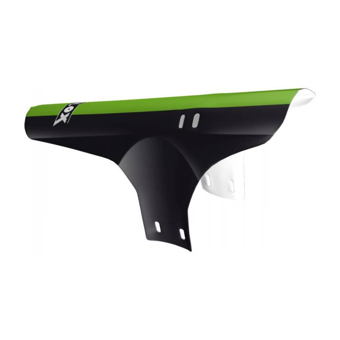 VELOX VOORSPATBORD ZWART/GROEN-1