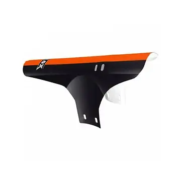 VELOX VOORSPATBORD ZWART/ORANJE-1