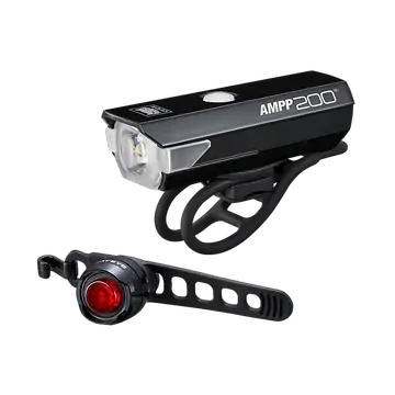 CAT EYE LICHTSET AMPP200 EL042RC+TL16RC LED USB-1