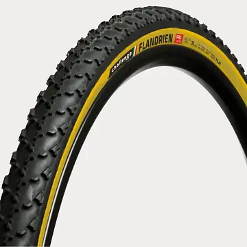 BUITENBAND CHALLENGE FLANDRIEN PRO TLR ZWART/TAN 33MM-1