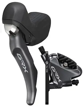 SHIMANO GRX RX810 SHIFTER+REMKLAUW KIT LINKS VOOR-1