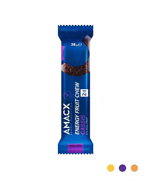 AMACX ENERGY FRUIT CHEW CASSIS 38GR