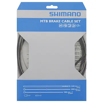 SHIMANO KABELSET REM MTB STAAL ZWART-1