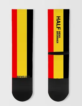FIETSSOKKEN SOCKELOEN HALF MENS HALF BROMMER