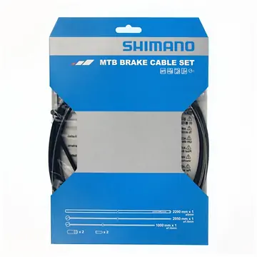 SHIMANO KABELSET REM MTB RVS ZWART-1