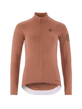 FIETSSHIRT CRAFT CORE ESSENCE WOOL LS DAMES