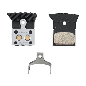 SHIMANO REMBLOKKEN METAAL L04C DISC MET KOELVINNEN-1