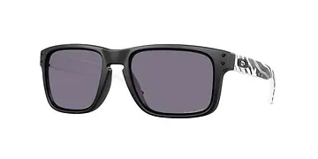 FIETSBRIL OAKLEY HOLBROOK MATTE BLACK PRIZM GREY