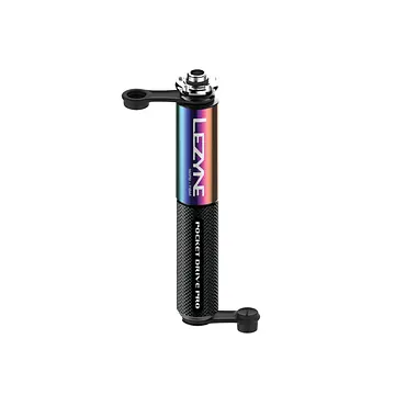 LEZYNE POMP POCKET DRIVE  PRO 11 BAR ZWART/RAINBOW-1
