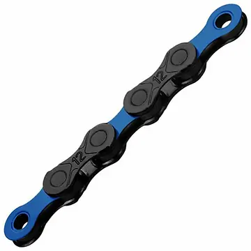 KMC X12 DLC ZWART 126 LINKS 12 SPEED ZWART/BLAUW-1