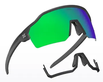 FIETSBRIL SUNGOD VELANS MATTE GREY GREEN