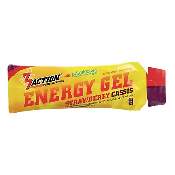 3ACTION DOOS ENERGY GEL STRAWBERRY 34G 25 STUKS