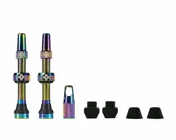 MUC OFF TUBELESS VALVE KIT 44MM IRIDESCENT UNIVERSEEL-1