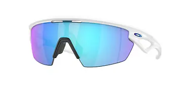 FIETSBRIL OAKLEY SPHAERA MATTE WHITE PRIZM SAPPHIRE POLARIZED
