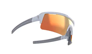 FIETSBRIL BBB FUSE MATTE WHITE PC MLC ORANJE