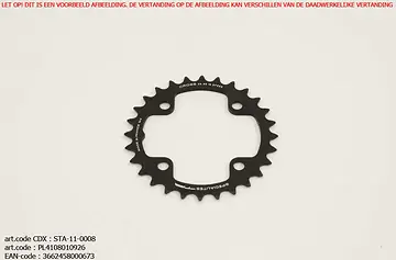 TA KETTINGBLAD PCD-80 CROSS 26T SRAM 4 ARM ZWART-1