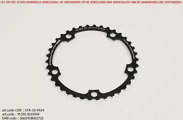 TA KETTINGBLAD PCD-130 44T ZWART SHIMANO/SRAM BINNEN-1