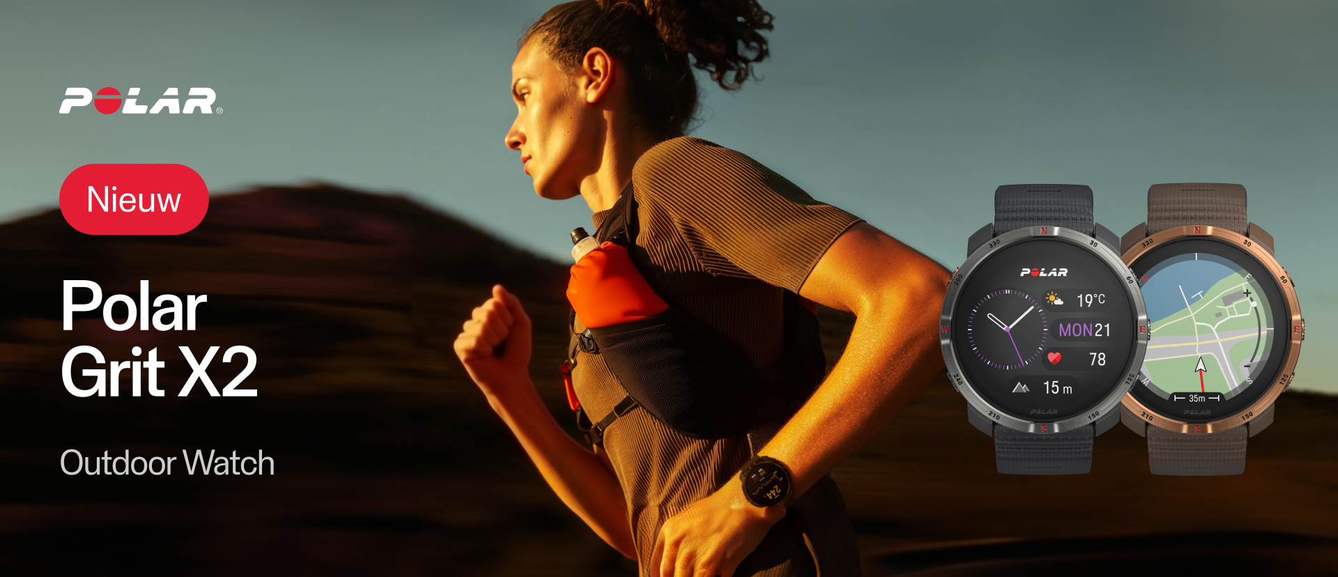Polar Grit X2, het horloge voor avonturiers